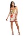 Yoana Baraschi Women's Capri Couture Scarf Slip Dress, Cream/Multi, Small