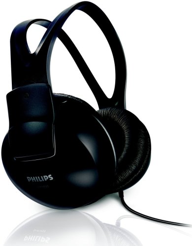 Philips SHP 1900 Musik- TV- PC- Kopfhörer – (Vollformat, toller Tragekomfort durch extra große Ohrmuscheln) schwarz