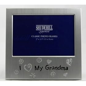 * 'I Love My Grandma' Photo Frame Grandmother Gift *