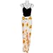 Ladies' Hibiscus Flower Sarong by 1 World Sarongs in Yellow/White