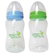 I-Play Green Sprouts 8 oz Feeding Bottle 2 Pack Blue and Green - BPA PVE FREE
