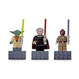 LEGO Star Wars Mini Figure Magnet Set - Yoda, Count Dooku, Mace Windu