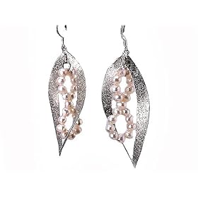 925 Sterling Silver 2.75 Inch Genuine Hanging Pearl Dangler Earring Drops