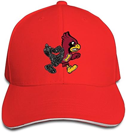Hotboy19 Adult University Of Iowa Sandwich Bill Baseball Hat Red