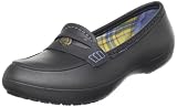 Crocs Women's Lano Loafer,Black/Bijou Blue,7 M US
