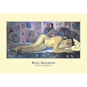 GAUGUIN, PAUL - Nevermore - 24x36 - ART PRINT / POSTER