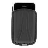 Black Cell Phone Eva Pouch Carrying Case with Belt Clip for BlackBerry Pearl Flip 8220, 8110 Pearl, 8120 Pearl, 8130 Pearl, 8100 Pearl, Sony Ericsson W760 W760a, Motorola VU30 Rapture, VE20 RAZR, Adventure V750, Renegade V950, W755, V3a RAZR, V9m RAZR2, V9 RAZR2, V8 RAZR2, HTC Touch Diamond, Shadow, 3125, LG VX8560 Chocolate 3, Decoy VX8610, enV2 VX9100, Glimmer AX830, UX830, Shine CU720, Venus VX8800, CU575