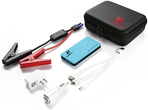 ZOOMUP 4200mAh High Capacity 5V/2A USB Charger Power Bank 500A Peak Current Portable Car Jump Starter Backup External Portable Mobile Battery Pocket Extensive Charger for iPhone 6 Plus,iPhone 6, iPhone 5s, 5c, 5, 4s, 4, 3gs, iPad Mini; HTC One, Evo, Droid Dna, Motorola Atrix, Droid, Google Glass, Nexus 4, LG Optimus,smart Watch,bluetooth Speakers or Headsets and Other Usb-charged Device
