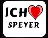 Mauspad mit Ich liebe Speyer Dekoration