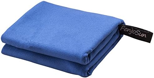 FenjoSun Microfiber Travel Towels Sport Towels Quick Drying Towel-Blue-60"×30"