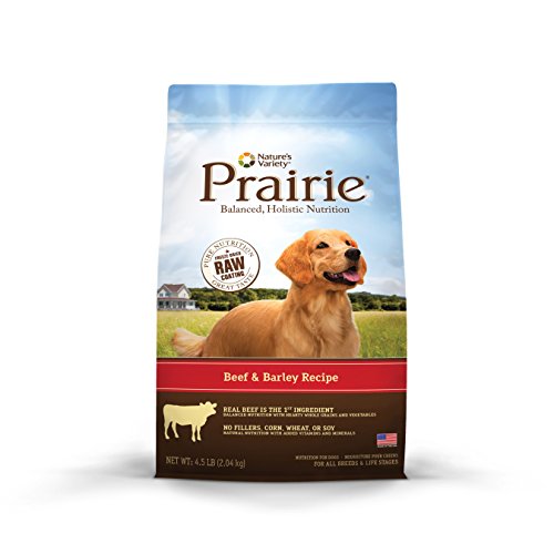 Nature's Variety Prairie Beef & Barley Recipe Dry Dog Food, 4.5 lb. Bag