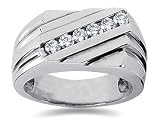 0.48 ctw Men's Diamond Ring in Platinum