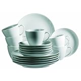 Domestic 920496 Barca Porzellan Kaffeeservice 18-teilig mit je 6 Tassen, Untertassen, Desserttellervon "Domestic"