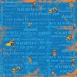Scrapbooking Paper - Lego - City Construction/Phrase