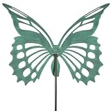 Large Butterfly Garden Sculpture/Stake - Verdi Green