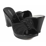 BCBGirls Women\'s Saura Wedge Slide