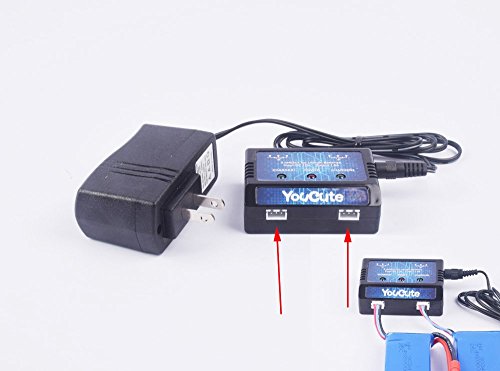 YouCute 1to2 Charger for SYMA X8C X8W X8G MJX X101 X600 RC Quadcopter Drone Spare Parts
