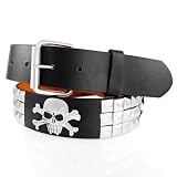 Hip Hop Wholesale - SKULL SNAP ON BELT WITH BUCKLE FIT ANY KIND OF BUCKLE