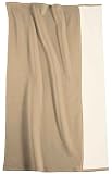 Bocasa by biederlack 66987 Decke Bio Cotton ca. 150 x 200 cm 100% Baumwolle, beige