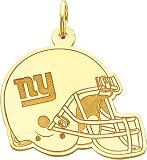 14K Gold NFL New York Giants Football Helmet Charm