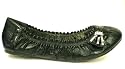 Womens Designer Black Flexi Ballerina Flat Shoes