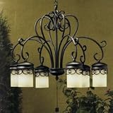 Kichler Textured Black Almeria Outdoor Chandeliers Dining