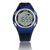 Spovan SPV906 5ATM Waterproof Sports Watch Wireless Pulse Heart Rate Monitor with Chest Strap Fitness Exercise Outdoor Running