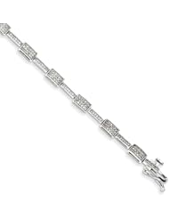 Sterling Silver Diamond Bracelet