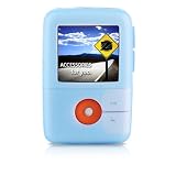 yooZoo Creative Labs MP3 Player silicone skin cover for Zen V & Zen V Plus w/ Armband & LCD screen Protector - Horizon Blue
