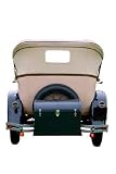 Rear of a Vintage Car, Isolated. with Clipping Path. - 36