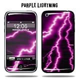 Apple iPhone Protective Vinyl Skin 3G/3GS 8GB 16GB 32GB - Purple Lightning