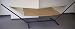 Extra Large 2 Person Brown Quilted Belt Weave Hammock Set with 15 Foot Long Iron Stand