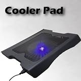 Slim laptop notebook cooler cooling pad stand with LED light n 2 USB Port