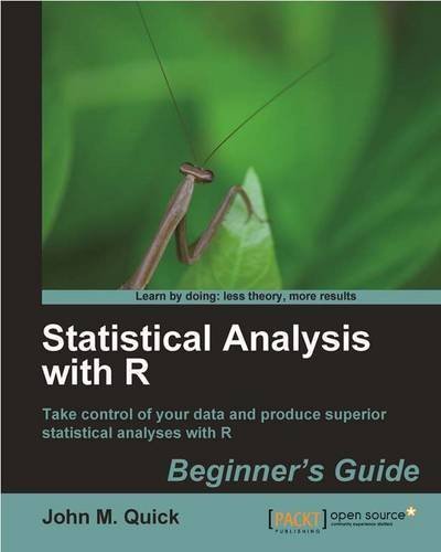 Statistical Analysis with R by M. Quick, John (2010) Paperback