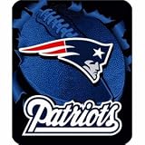 Sporting Goods : NFL New England Patriots Plush Throw Blanket