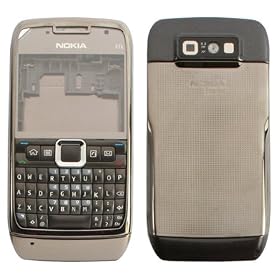 NOKIA E71 HOUSING - SILVER with free tools