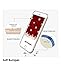 iPhone 6S Case (2015 Model),iPhone 6 Cover (2014 Model) UKASE Let It Snow - White Snowflakes Red Background for Apple Phone 6 6S (4.7 inch Screen)