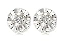 Sterling Silver Diamond-Accent Stud Earrings