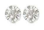 Sterling Silver Diamond-Accent Stud Earrings