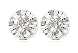 Sterling Silver Diamond-Accent Stud Earrings