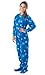 Footed Pajamas Its A Snow Day Adult Fleece