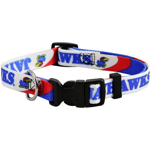 Kansas Jayhawks Royal Blue Pet Collar (Small)