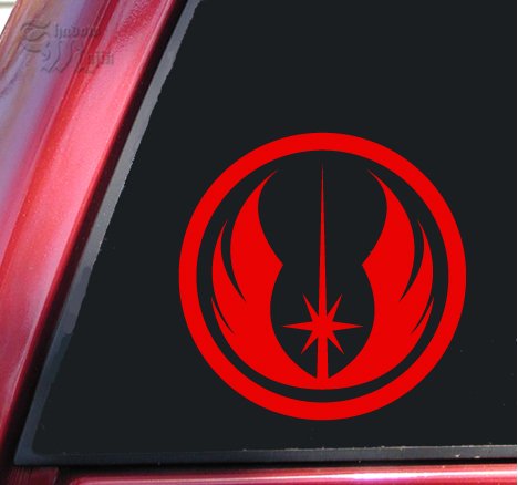 Jedi Order Vinyl Decal Sticker - Red - 6 inch size by ShadowMajik