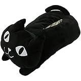 イタズラネコ ティッシュボックスカバー ブラック (薄型5cmのティッシュボックスに対応) JS-926-97