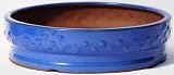BuyBonsai's Bonsai Pot 9.25 Round Glazed Blue