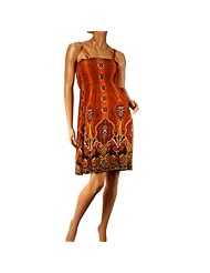 Short Floral Print Summer Polyester Stretchy  Dress