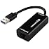 Cable Matters SuperSpeed USB 3.0 to RJ45 Gigabit Ethernet Network Adapter in Black