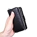 iPhone 5C Case, Vofolen [Zipper Wallet] iPhone 5C Cover PU Leather Protective Shell Folio Flip Holster Carrying Case Detachable Slim Defender Card Holder Wrist Strap for iPhone 5C -Black