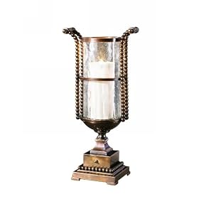 29444-1 Uttermost Sherise Bronze, Hurricane Lamp by Thoughts of Home