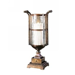 29444-1 Uttermost Sherise Bronze, Hurricane Lamp by Thoughts of Home